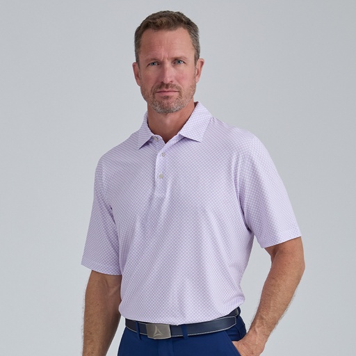 Bermuda Sands Matt Geo Print Polo* 