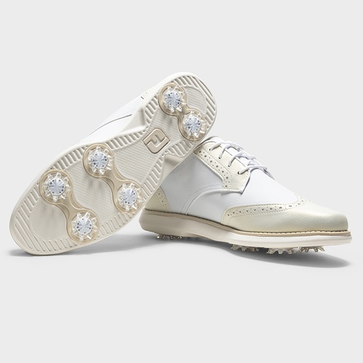 [97940] FootJoy Ladies FJ Traditions- Wing Tip Golf Shoe