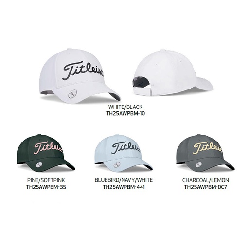 [TH25AWPBMC] Titleist Ladies Player's Ball Marker Golf Hat**