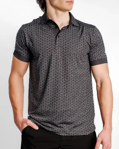 Waggle Gone Fishing Men's Polo