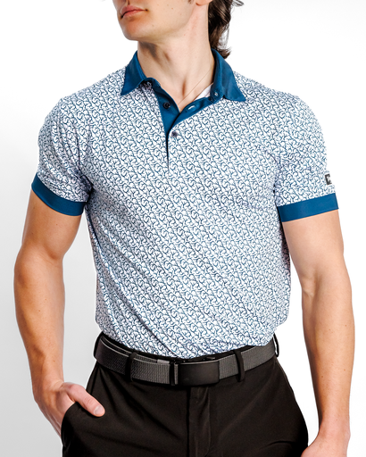 Waggle Rolling Stag Men's Polo