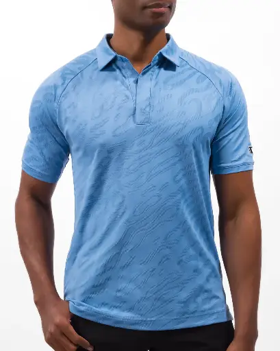 Waggle Superior WeaveLight Jacquard Polo