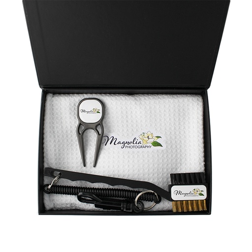 [GPCK-TOWEL-CB-CUAT] Golf Pro Club Clean Kit with Cuatro Divot Tool