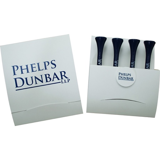 [GTM1L] Golf Tee Matchbook (4) 2 3/4" tees, 1 marker