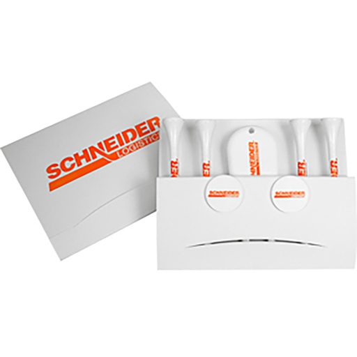 [GTMS] Golf Tee Matchbook (4) 2 3/4" tees, 2 markers, 1 divot tool