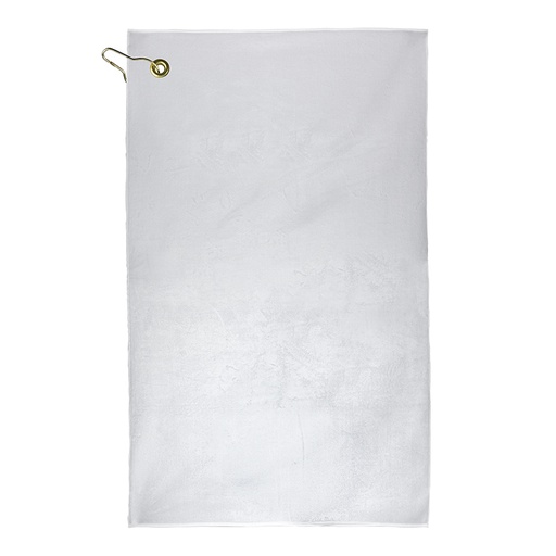 [EP1527CL-W] Subli-Plush Microfiber Velour Golf Towel (11"x 18")
