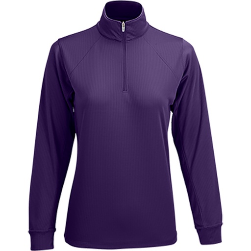 [3406] Vansport Ladies Mesh 1/4-Zip Tech Pullover