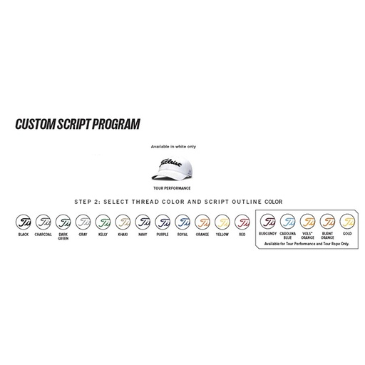 [TH25ATPWC] Titleist Tour Performance Custom Script Hat