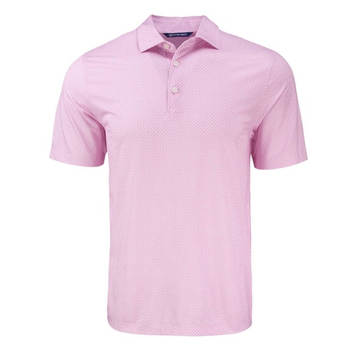 [MCK01343] Cutter and Buck Pike Eco Diamond Dot Print Recycled Polo