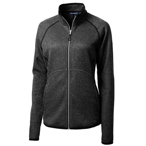 Cutter and Buck Ladies Mainsail Sweater-Knit Full Zip Jacket *