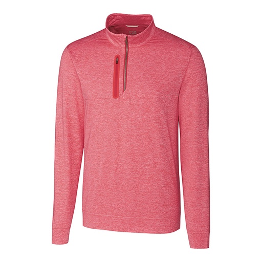 Cutter and Buck Stealth Heathered Quarter Zip Pullover*