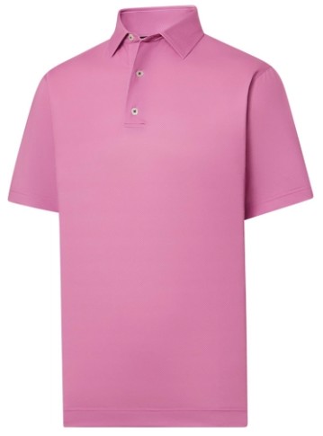 FootJoy Tonal Dot Print Lisle Polo - Athletic Fit