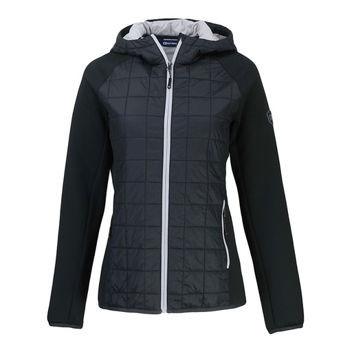[LCO00073] Cutter and Buck Ladies Rainier Primaloft® Eco Full Zip Hybrid Jacket