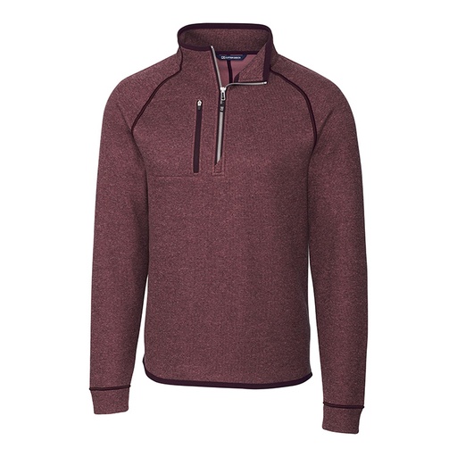 Cutter and Buck Mainsail Sweater-Knit Half Zip Pullover Jacket*