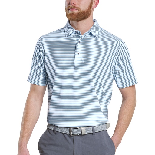 [32353] FootJoy MultiStripe Stretch Pique Polo