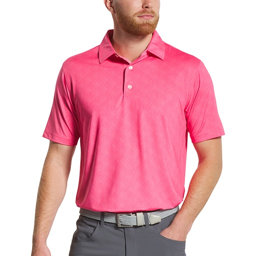 FootJoy Speckle Print Lisle Polo - Athletic Fit