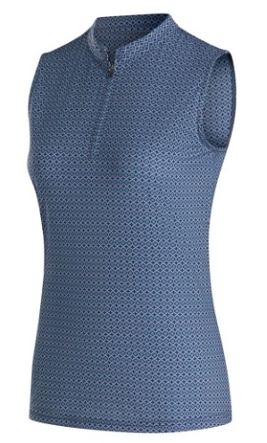 FootJoy Ladies Quarter-Zip Short Sleeveless Shirt