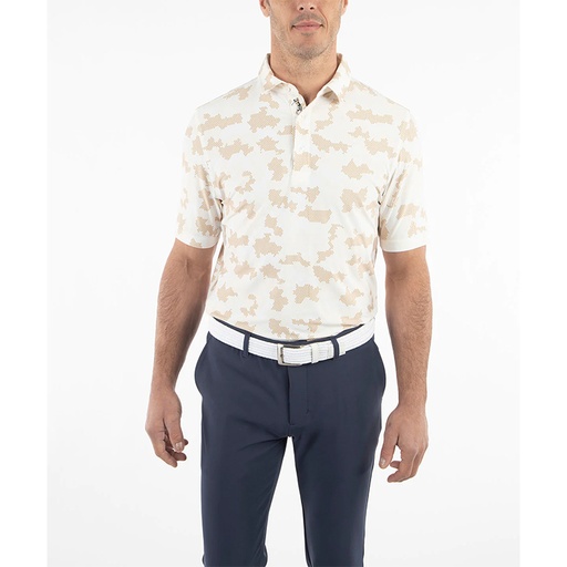 [BJ232315] Bobby Jones Performance Armed Forces Print Polo