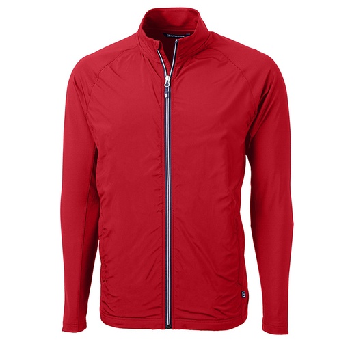 Cutter and Buck Adapt Eco Knit Hybrid Recycled Full Zip Jacket- Men's Big and Tall-