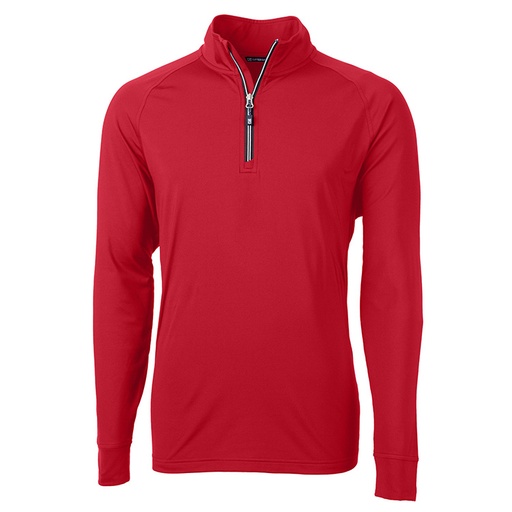 [BCK01143] Cutter and Buck Adapt Eco Knit Stretch Recycled Quarter Zip Pullover - Big and Tall