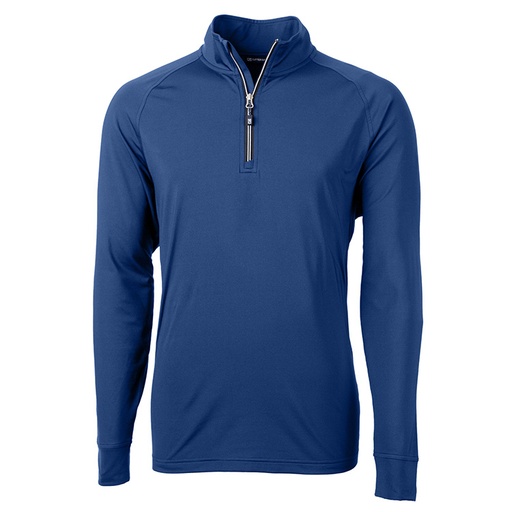 Cutter and Buck Adapt Eco Knit Stretch Recycled Quarter Zip Pullover- Men's Big and Tall