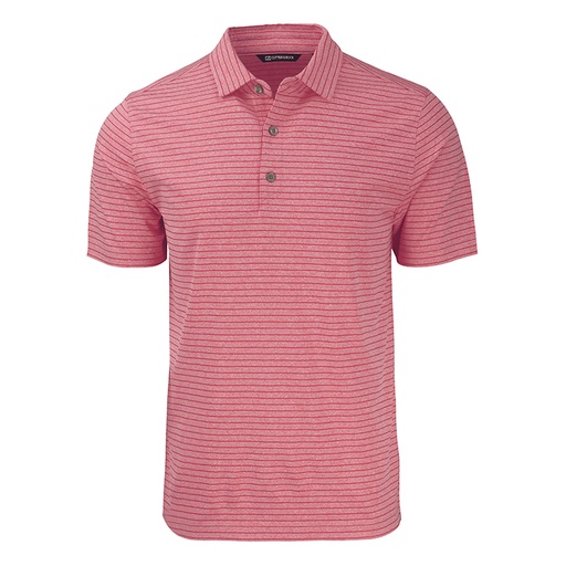 Cutter and Buck Forge Eco Heather Stripe Stretch Recycled Polo Men's Big and Tall-