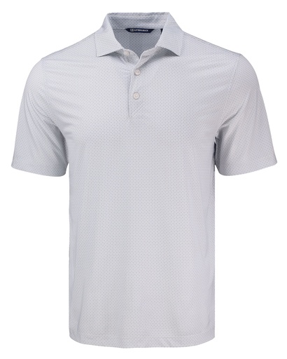 Cutter and Buck Pike Eco Diamond Dot Print Recycled Polo Men's Big and Tall-