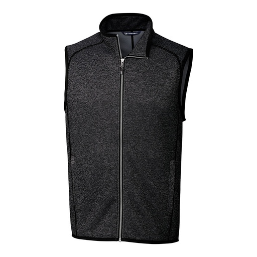 [BCO00047] Cutter and Buck Mainsail Sweater-Knit Full Zip Vest - Big and Tall