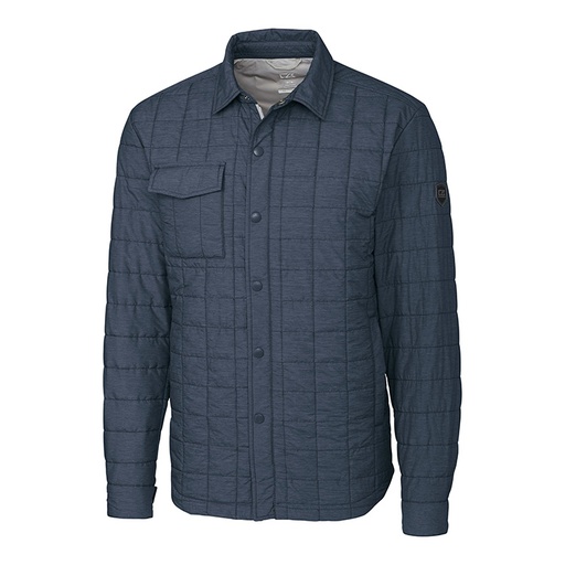 [BCO00032] Cutter and Buck Rainier PrimaLoft® Eco Insulated Quilted Shirt Jacket- Men's Big and Tall