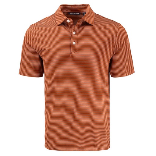 [MCK01346] Cutter and Buck Forge Eco Fine Line Stripe Stretch Recycled Polo
