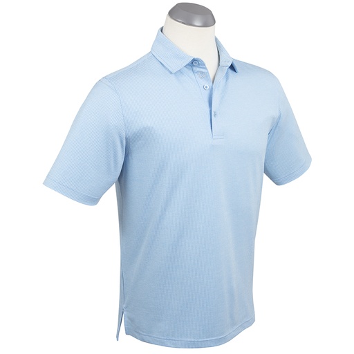 [BJ232416] Bobby Jones Performance Gingham Jacquard Print Polo