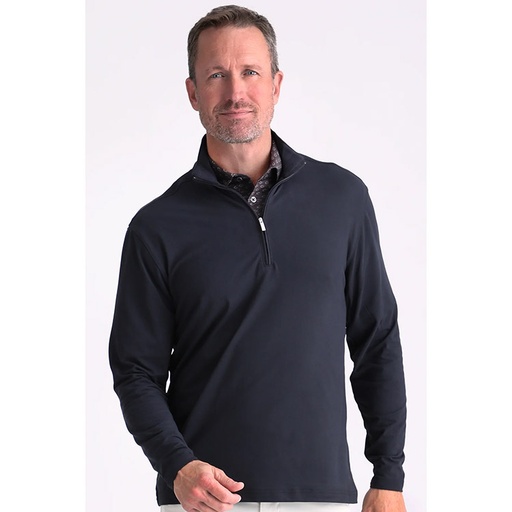 [8888] Bermuda Sands Brett Quarter Zip Mock Neck
