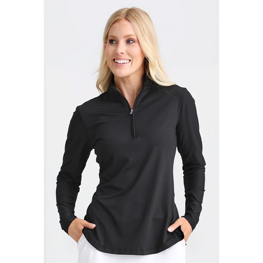[5556] Bermuda Sands Ladies Catherine Sun Shirt with Mesh Undersleeves