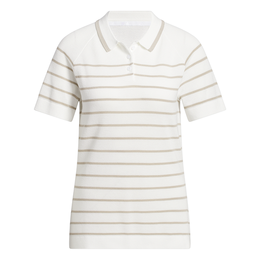 [JX6631] adidas Ladies Ultimate365+ Stripe Knit Polo