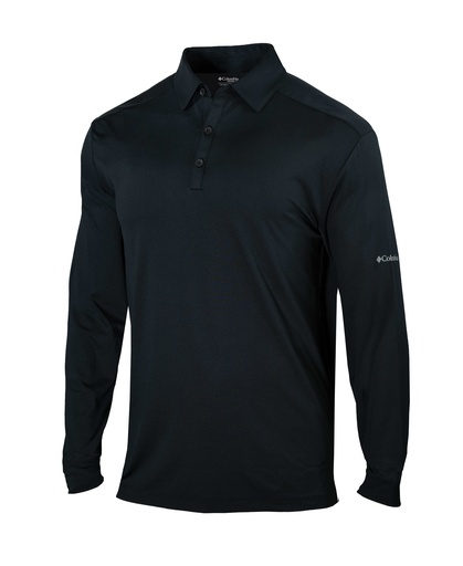 [17F71MP] Columbia Pin High Long Sleeve Polo