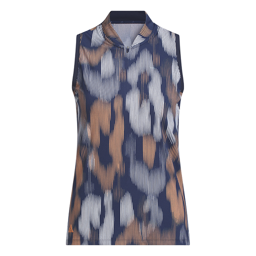 [JX6648] adidas Ladies Ultimate365 Tour Printed Sleeveless Polo