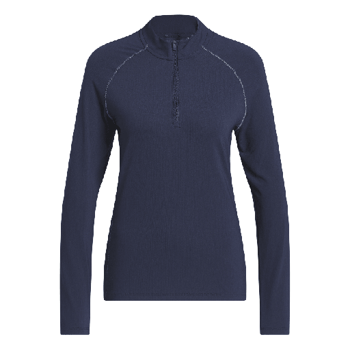 [KC1271] adidas Ladies Ultimate365 Solid Quarter Zip Mock