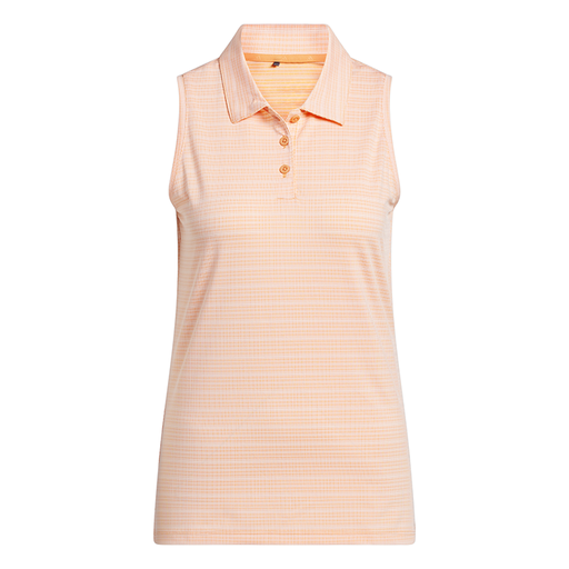 [JX6637] adidas Ladies Ultimate365 Jacquard Sleeveless Polo