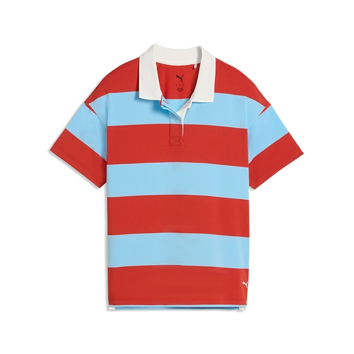 [635044] Puma Ladies Cloudspun Rugby Short Sleeve Polo