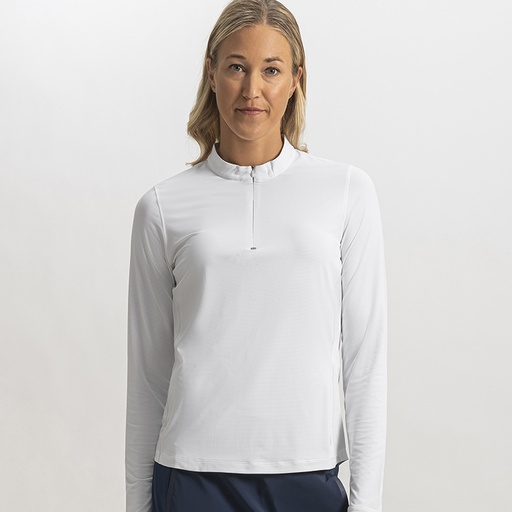 [38955] FootJoy Ladies FJ TempoSeries Quarter-Zip Sun Protection Shirt