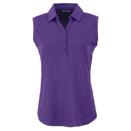 [LCK00197] Cutter and Buck Ladies Forge Eco Stretch Recycled Sleeveless Polo