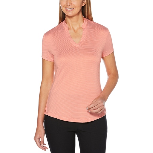 [CGW703] Callaway Ladies Fine Line Stripe Polo