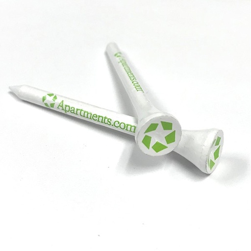 [TS314-2] Bulk Tree Saver Eco Friendly Golf Tees 3 1/4" (Shank & Cup One Color Imprint)