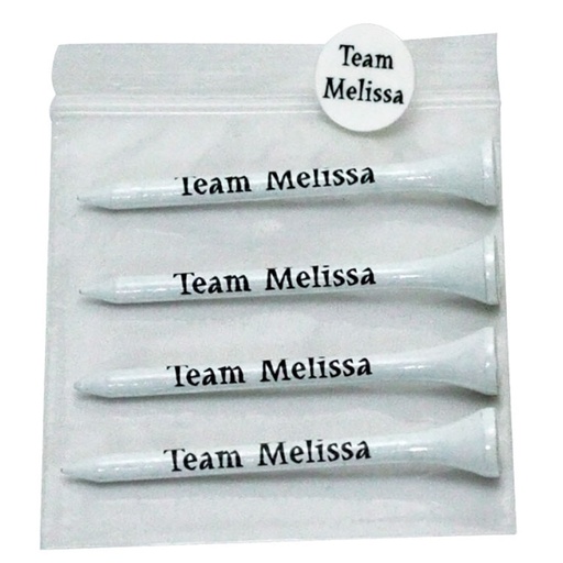 [STP1004] Golf Tee Combo Pack - (4) 2 3/4" Tees, (1) Ball Marker