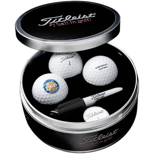 [ST] Titleist 3-Ball Tin (Titleist Lid)