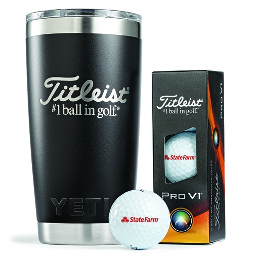 [3YT] Titleist 3-Ball YETI Tumbler