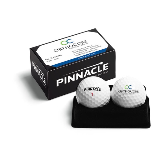 [2BC] Pinnacle Distance 2-Ball Business Card Box