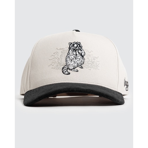 [BNDTCYHATGRY] Waggle Trash Bandit Corduroy Brim Hat