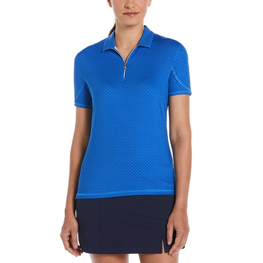 Callaway Ladies All-Over Stitched Chev Polo**