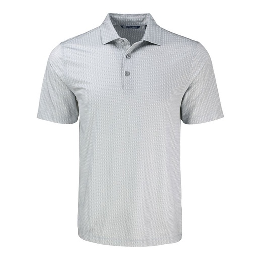 [BCK01342] Cutter and Buck Pike Eco Shadow Check Print Recycled Polo Men's Big and Tall